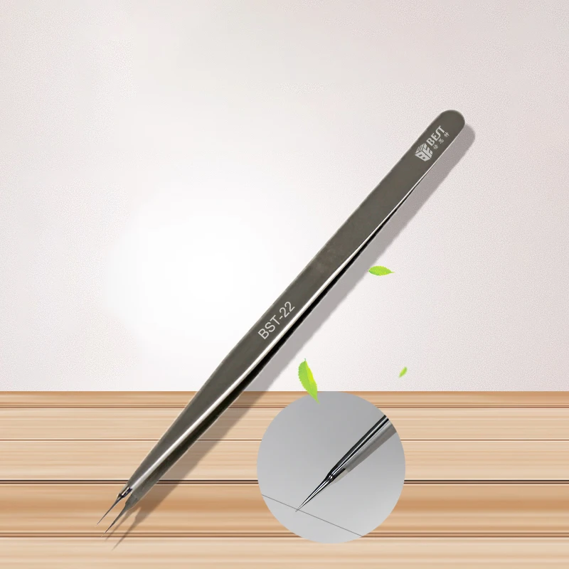 SAYTL-Pinzas 3D para pulir a mano, línea voladora afilada de alta precisión, pinzas superduras para plantar Chip IC de estaño, Micro pinzas de reparación