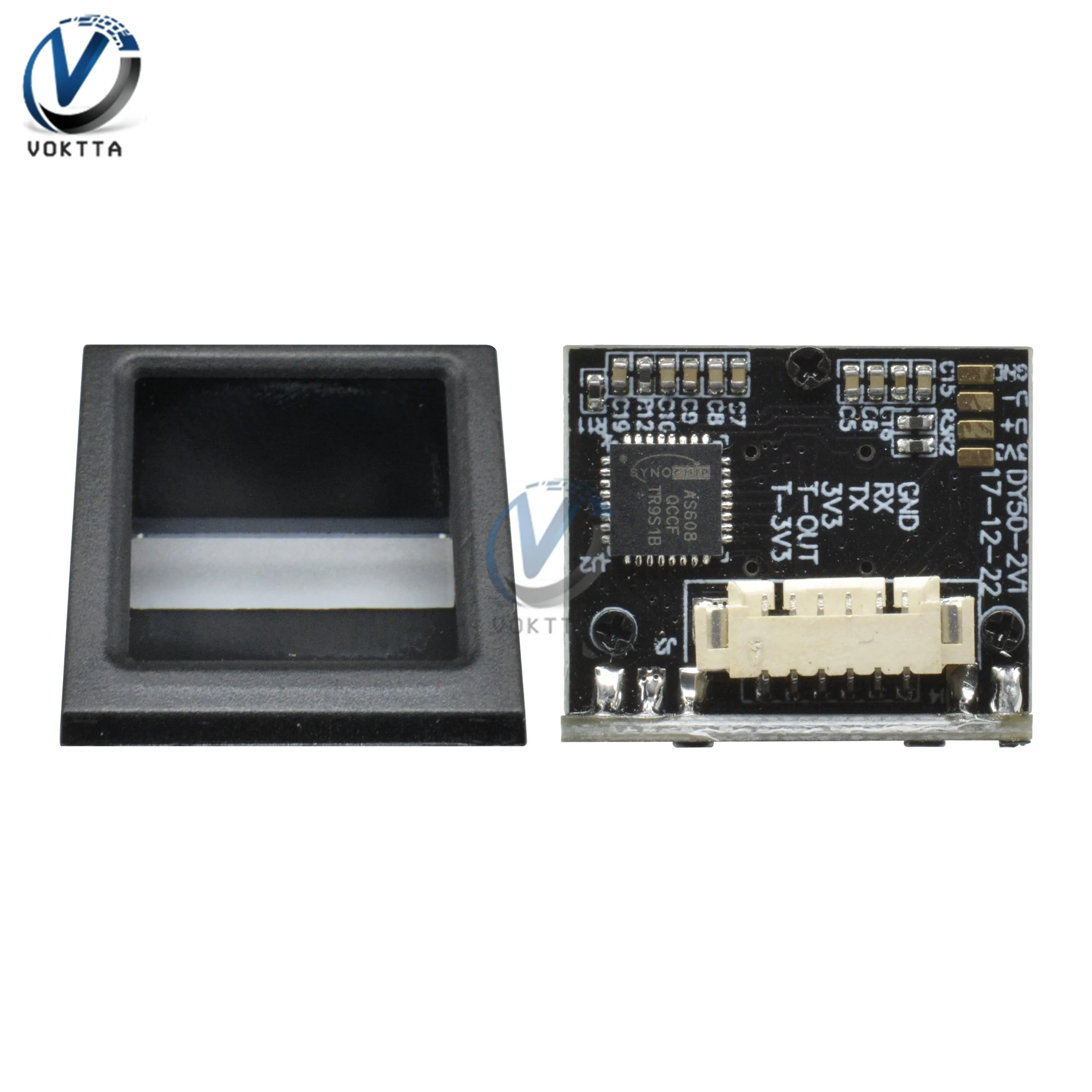 Imagem -06 - Fingerprint Reader Sensor Module para Arduino Locks Fpm10a Optical Serial Communication Interface