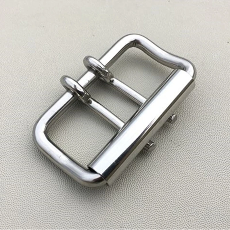 2pcs Weightlifting Belt Buckle Stainless Steel Double Pin Buckle 68mm No Allergy Waistband Body-building Belt 102mm