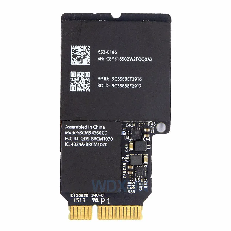 WIRCARD-tarjeta inalámbrica de doble banda, dispositivo de 1750Mbps, BCM94360CD, 802.11AC, BT 4,0, bcm94360cd, native, para Hackintosh, Mac OS