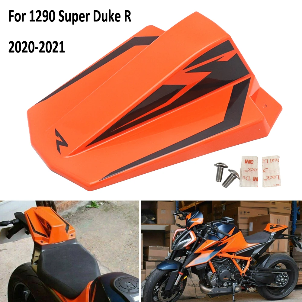 

Motorcycle Rear Passenger Solo Seat Cowl Cover Pillion Orange or Black Compatible For 1290Super 1290 Super R 2020 2021