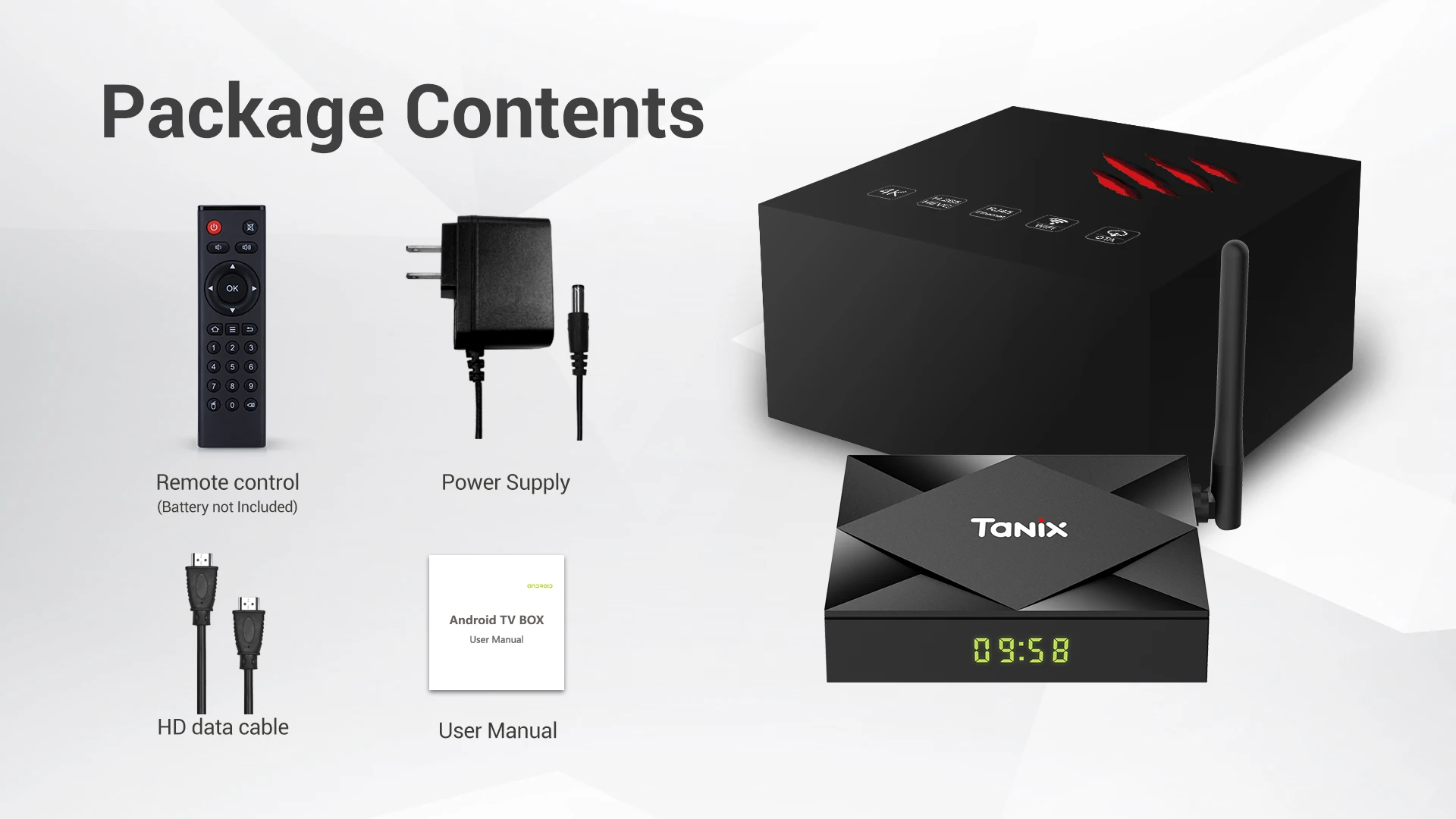Tanix TX6S Android 10.0 TV Box Allwinner H616 Chip 2.4&5.8G Dual