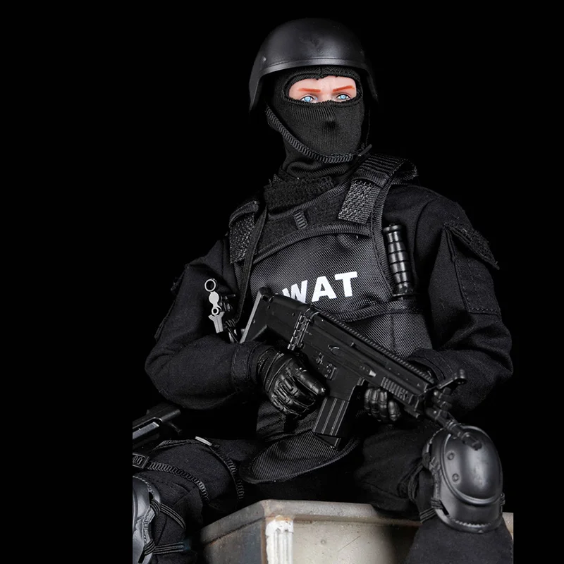 1/6 Scale Male Soldier Model SWAT Special Police Boy Doll 12inch Action Figure Kids Children Toy Christmas Gift Display In Stock