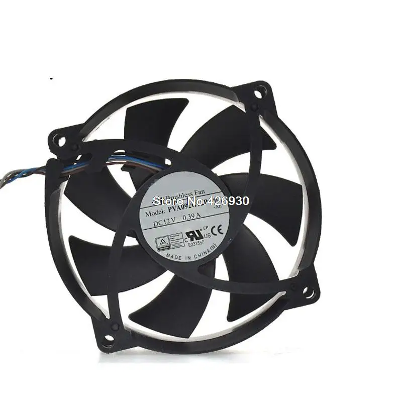 Server Fan For Foxconn PVA092G12P-P07-AE PVA092G12P-P07 PVA092G12P 12V 0.39A 92*92*25mm 4wires New