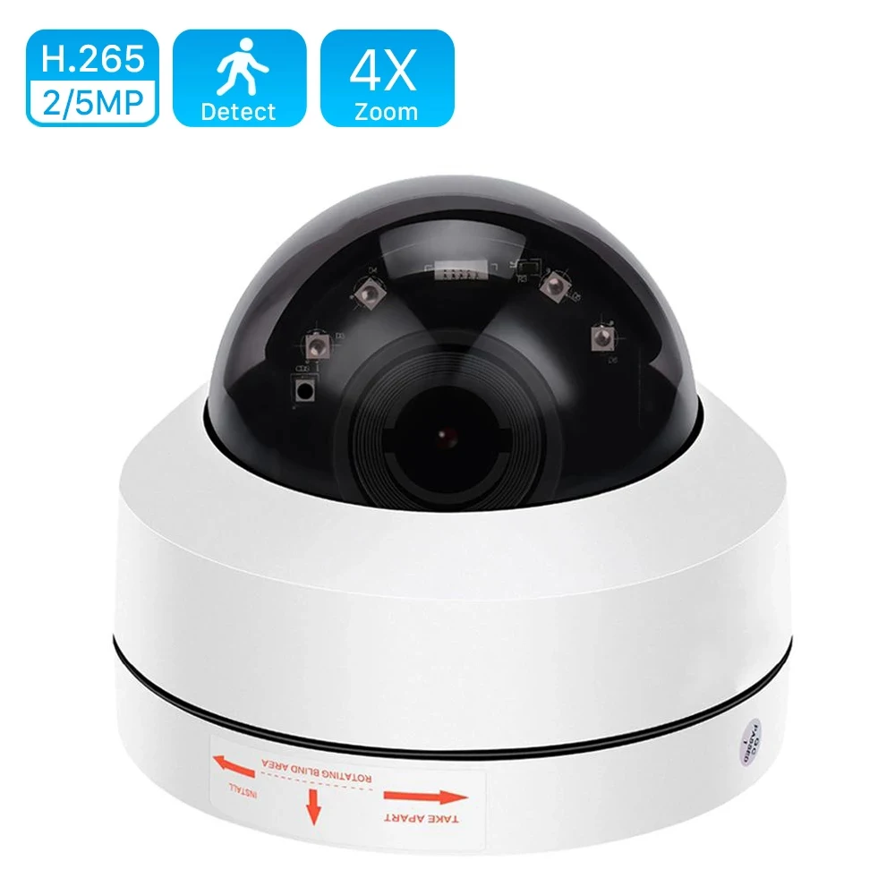 

ANBIUX 1080P PTZ Speed Dome IP Camera 5MP Full HD 4X Zoom P2P IR Night Vision Waterproof P2P 2MP Outdoor Dome POE PTZ IP Camera