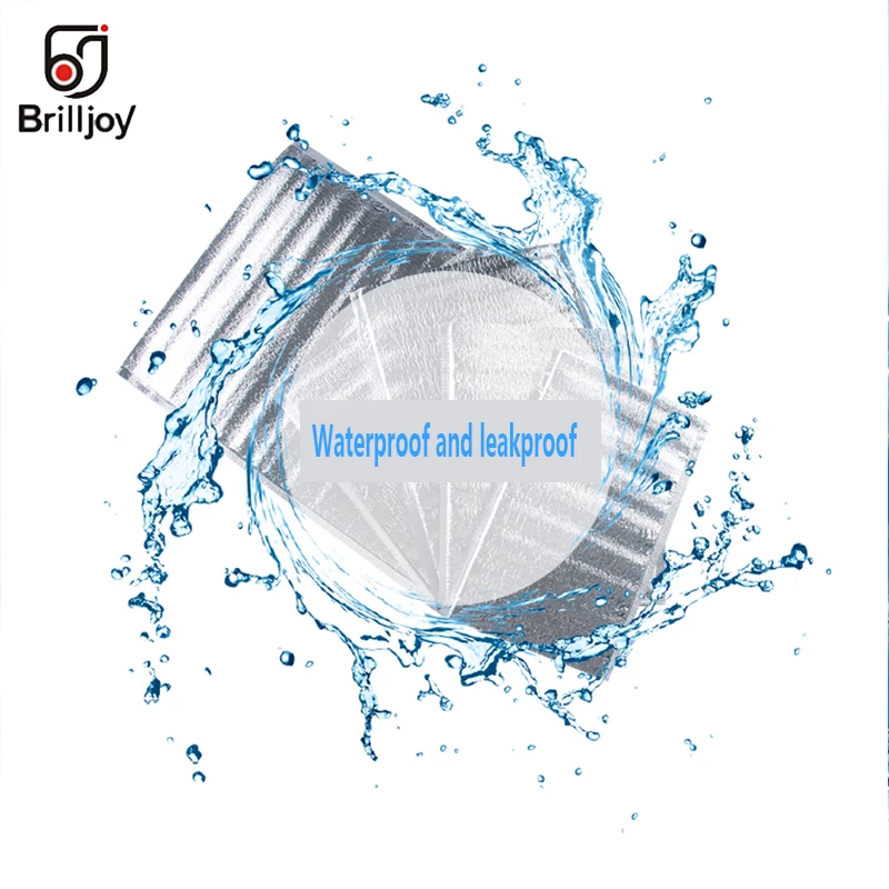 10 Pcs Aluminum Foil Insulated Food Storage Ice Bag Picnic Bags Thermal Cooler Reusable Lunch Snack Bento Picnic Hot &Cold Pouch