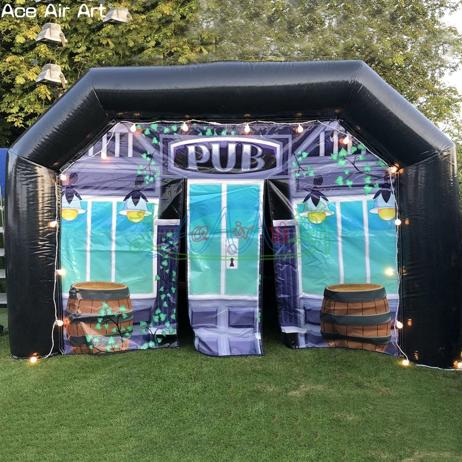 2023 New Design Dublin London  Music Festival  Night Club Bounce House Jumping Disco Party Inflatable Pub Tent For Sale