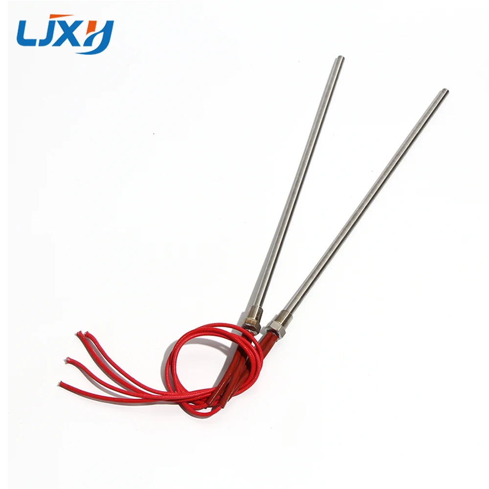 LJXH DN6/10mm Thread Cartridge Heater Heating Element 6x100/150/200/250/300mm Tube Size AC110V/220V/380V 201 Stainless Steel