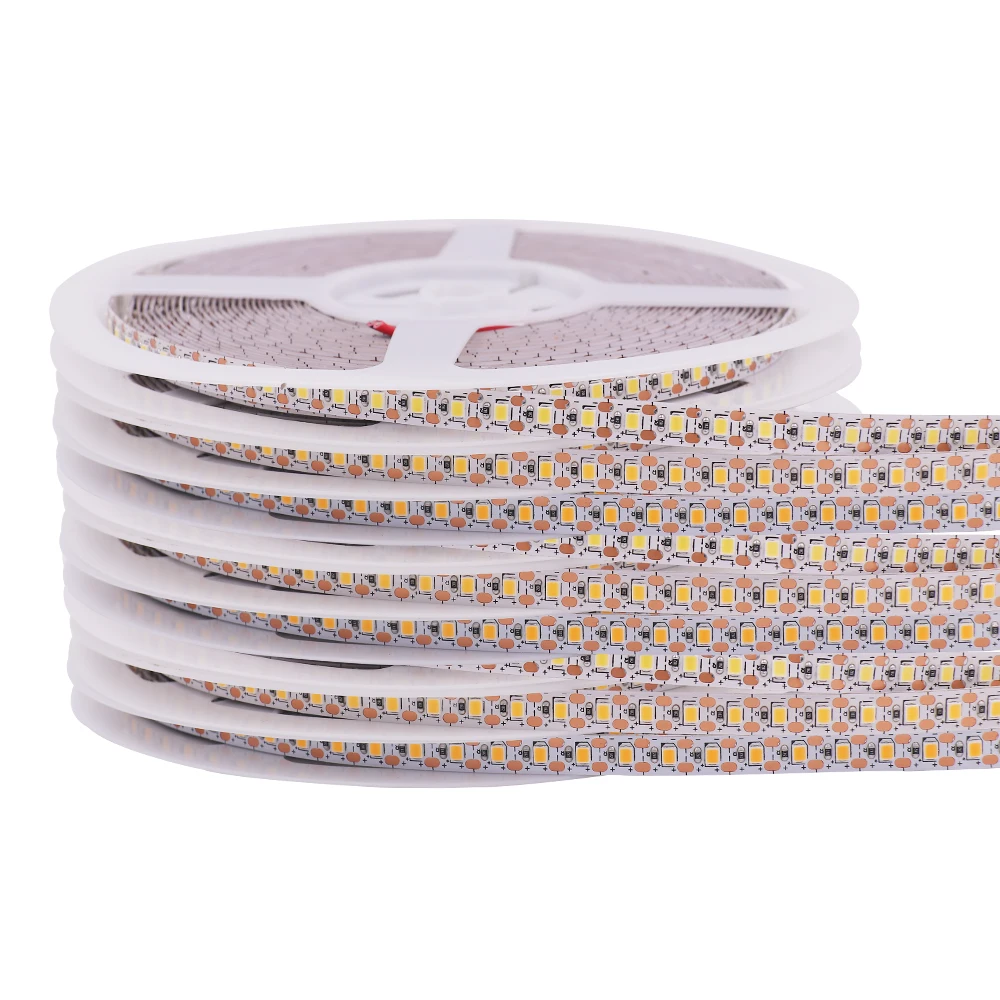 10M 1200LEDs Strip Light DC24V 2835 SMD LED Tape Ribbon Diode White Warm White Natural White Non Waterproof Rope Lamp Lighting