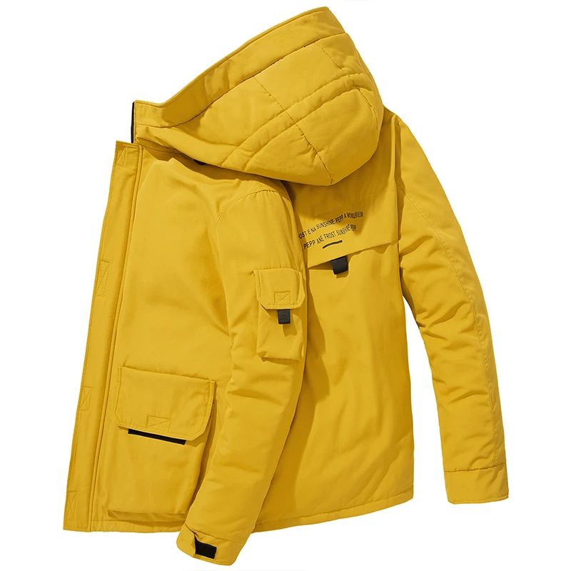 Down jacket men's winter coat 2021 new student short style loose fashion young people brand High quality Camouflage jacket