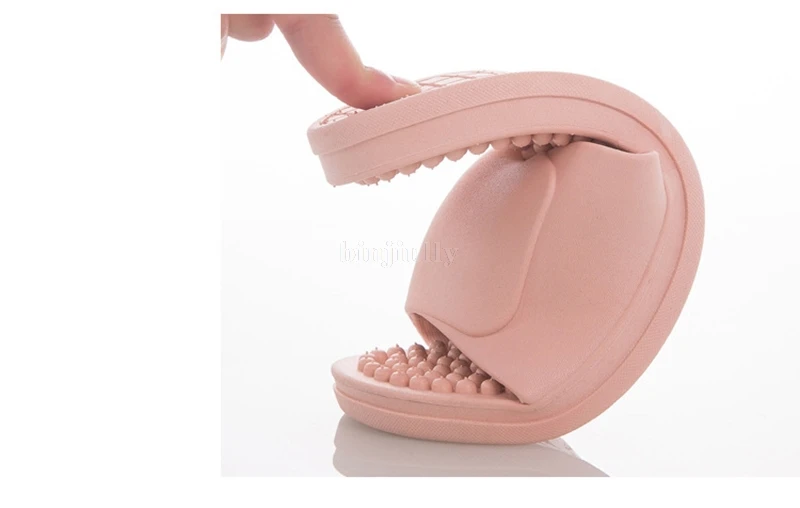 Massage Slipper Female Summer Acupoint Foot Therapy Shoe Indoor Home Soft Bottom Bathroom Anti-Slip Foot Bottom Massager