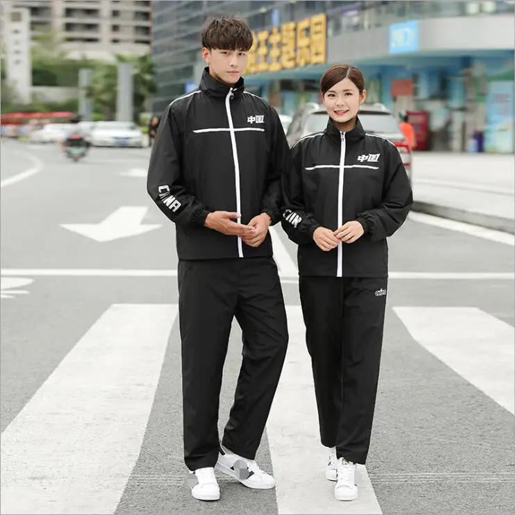 Academy Student Classmate Clothing Couples Sport Leisure Suits Women China National Team Uniform Sport Student Taekwondo Clothes