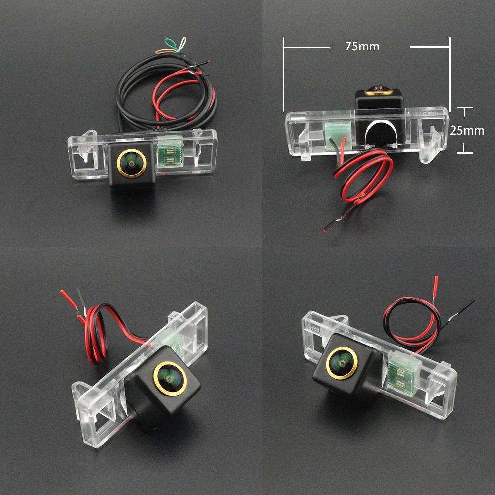 Telecamera posteriore retromarcia HD a 170 ° per Nissan Qashqai J10 X Trail T31 J31 Juke F15 Pathfinder Patrol Golden Lens Night Vision Car