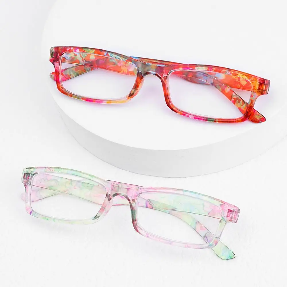 Fashion Flowers Elegant Vintage Eyeglasses Ultra Light Frame Reading Glasses Eye Protection