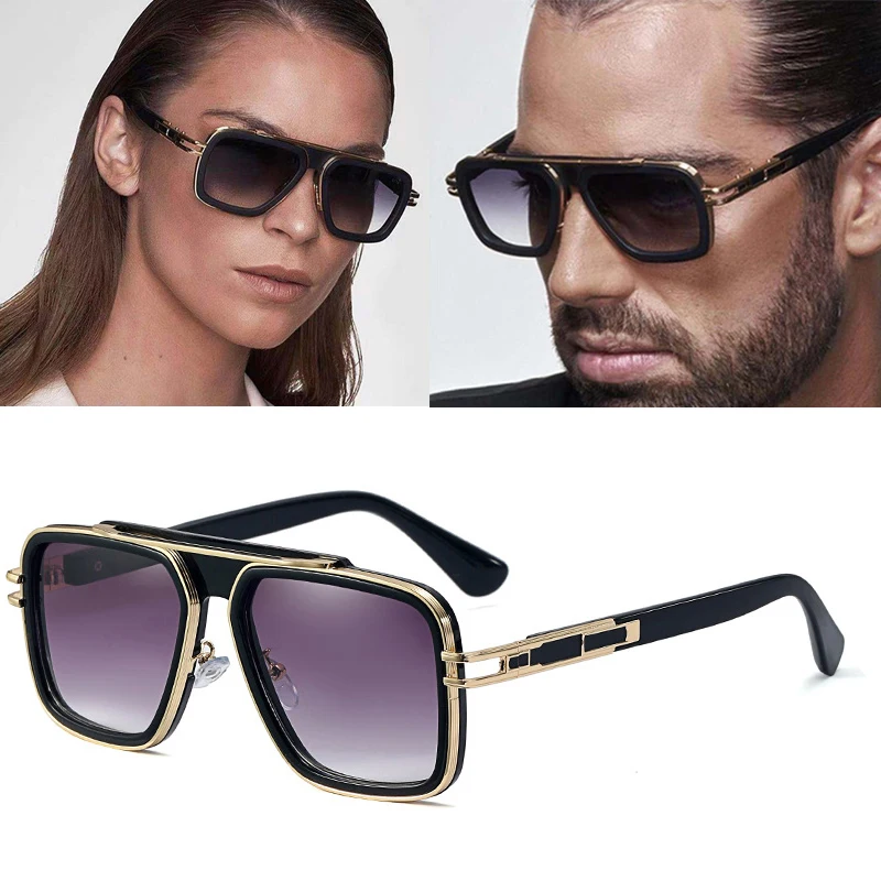 

Luxury brand design 2021 Fashion Classic Style Retro Gradient lens Sunglasses Men Vintage Sun Glasses Oculos 95882