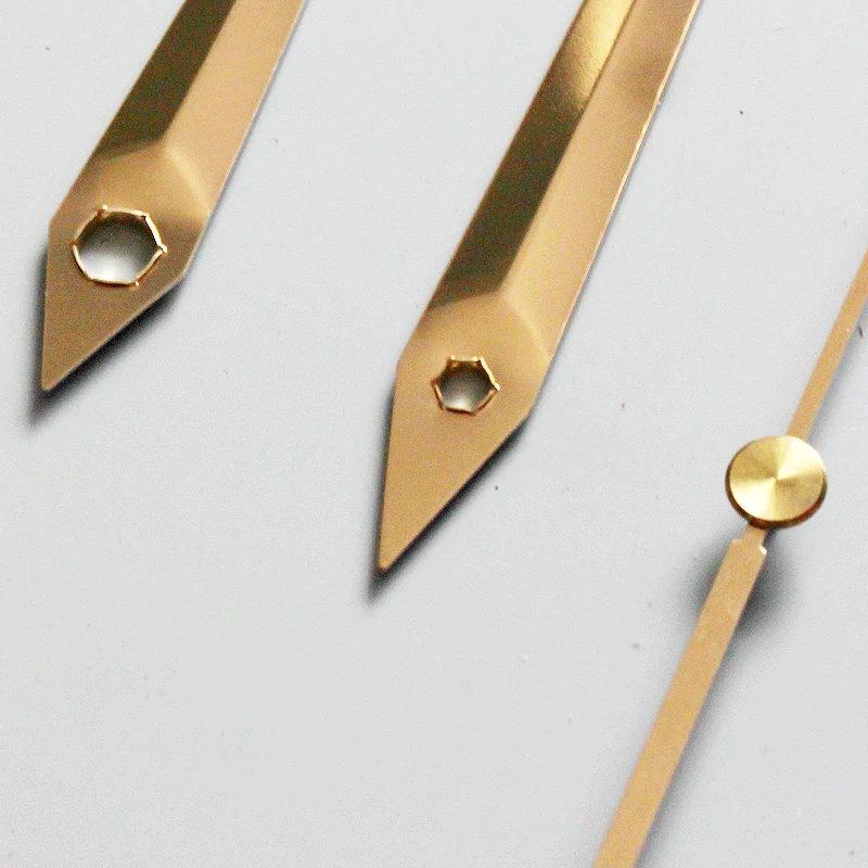 1set Shaft Hands 9708# Gold & Black & Silver Metal Aluminum Material Quartz Clock Accessory High Quality DIY Kits