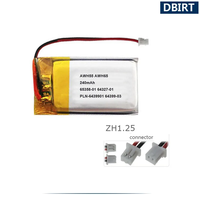 ПЛН 240 мАч- 6439901   64399-03 Аккумулятор для гарнитуры Avaya Tenovis HSG-Link DECT 2 AWH55 AWH65 AWH-55 AWH-65