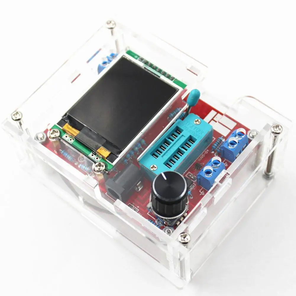 GM328 Transistor Tester DIY Kit Frequenz Meter PWM Platz Welle Volle Farbe Bildschirm Grafiken LCR Diode Kapazität Spannung Meter