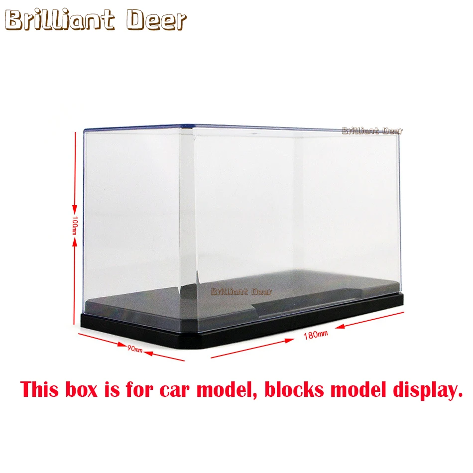 3 Stufen staubdichte Acrylfiguren Stadtauto Modell Sammlung Display Box Baustein Aufbewahrung Plexiglas Vitrine Kinderspielzeug