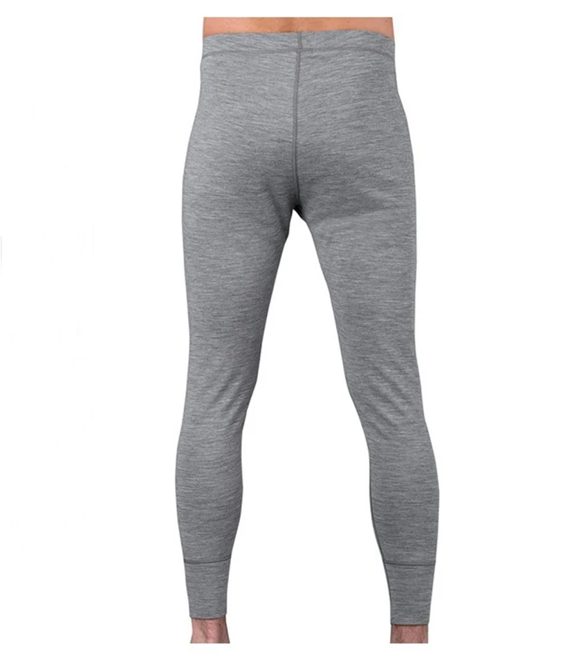 100% Merino Wol Dikke Mannen Vrouwen Thermisch Ondergoed
