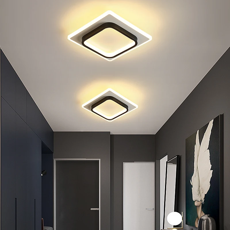 Creative LED Ceiling Lamp for Corridor Aisle Porch 24W Indoor Lighting LED Ceiling Lights Fixtures for Bedroom Home 110-220V