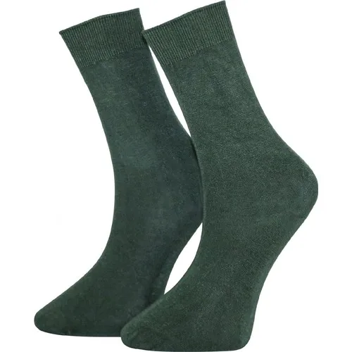 Adabella 6 Double Green Women 'S Bamboo Seamless Socks