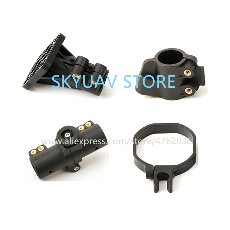 

4pcs EFT E410P E416P E610P E616P Nylon Tube Joints Landing Gear Links Adapters for Agriculture Drone