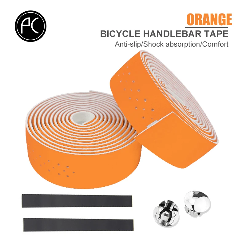 PCycling Fahrradlenkerband Rennrad PU-Leder Perforierter Gürtel Atmungsaktives weiches Fahrradlenkerband MTB Fixed Gear Gürtel