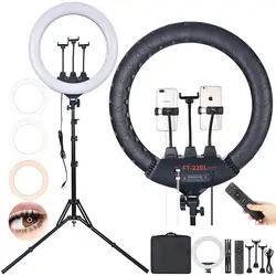 Fusitu 22/18 Inch Photographic Light Led Ring Light Lamp With USB Remote And Tripod For Phone Video Camera Photo Studio Youtube