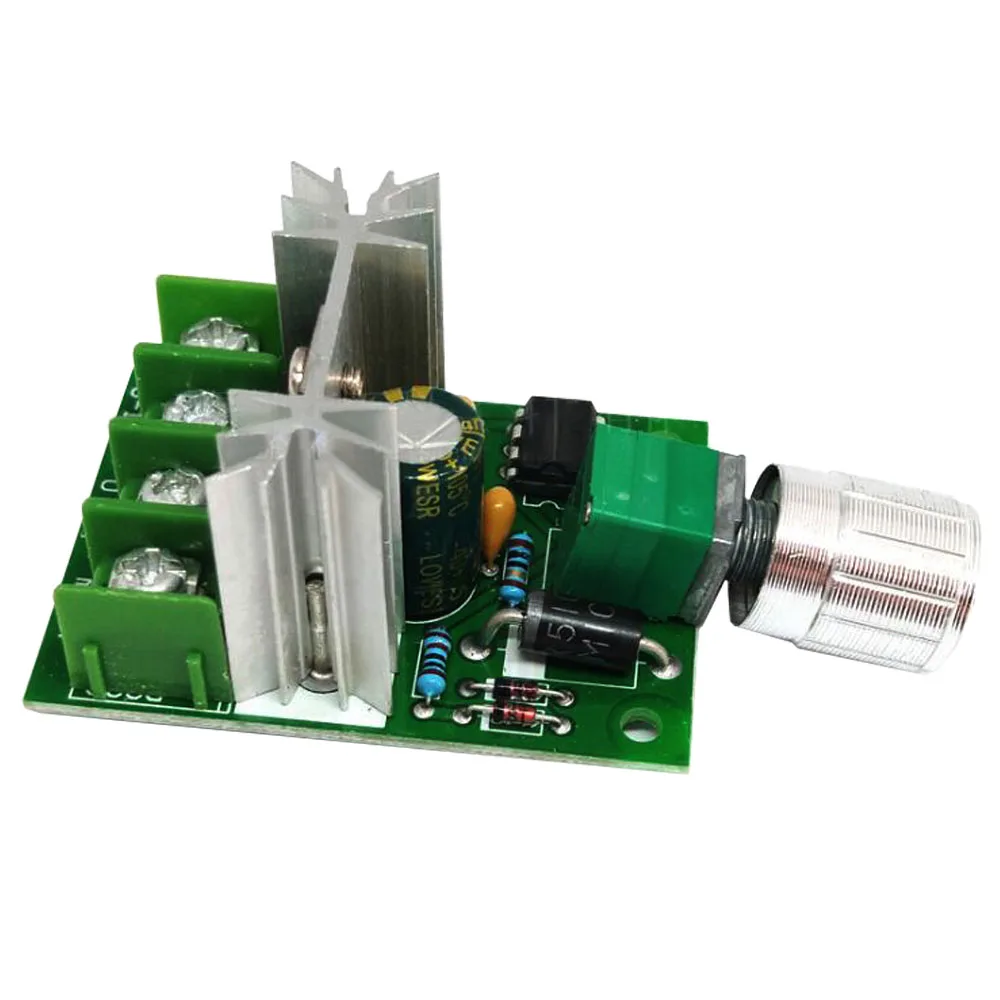 DC motor fan speed controller 6V-12V 6A high power  stepless speed regulation board speed switch