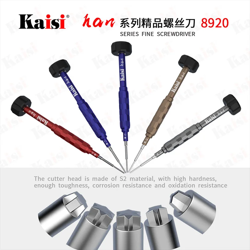 

Kaisi Precision Screwdriver High Quality S2 Opening Tools Kit for Phone Repair Samsung Screen Repair Kit K-8920