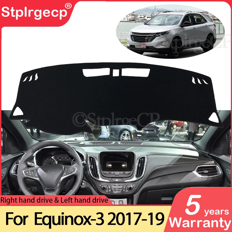 for Chevrolet Equinox 3 2017 2018 2019 MK3 3rd Gen Holden Anti-Slip Mat Dashboard Cover Pad Sunshade Dashmat Carpet Accessories