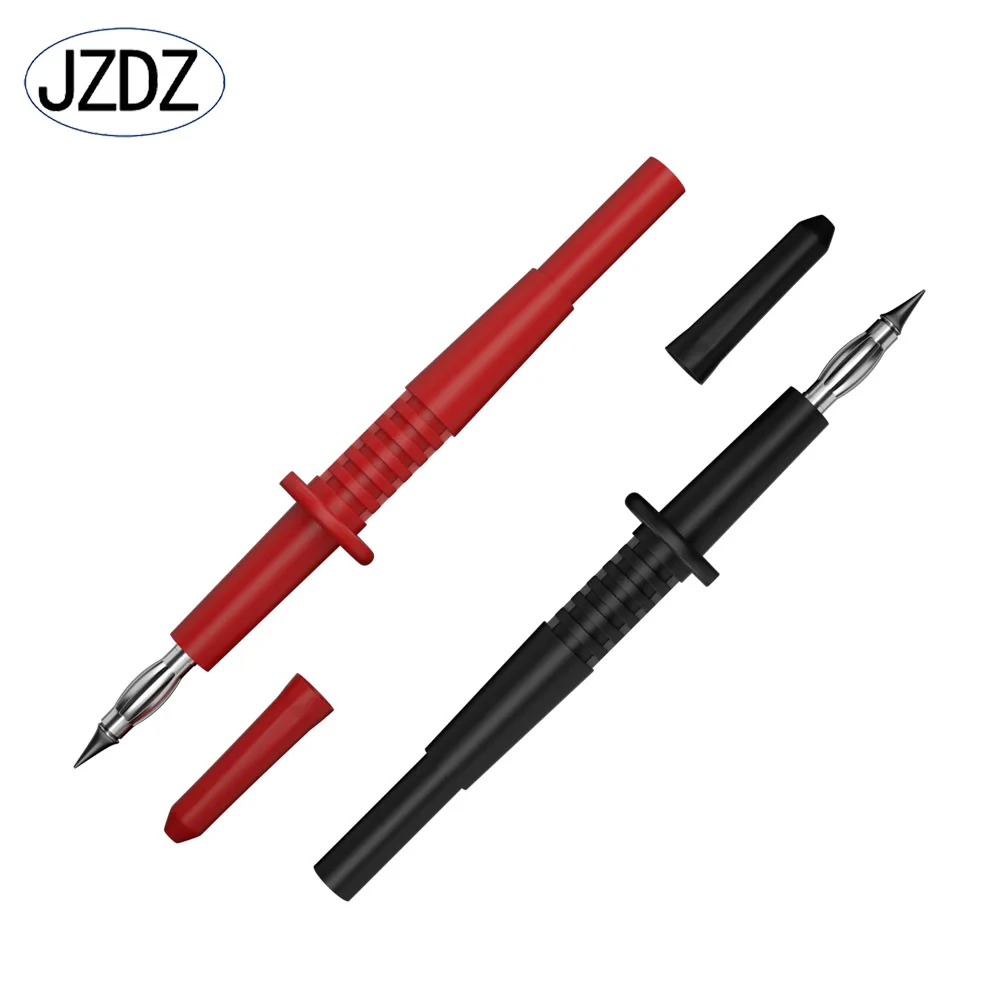 JZDZ 2pcs Test Pen Pin Test Probe Tips Electrical Connector 4mm banana plug Multi-meter Needle Tools DIY J.30017