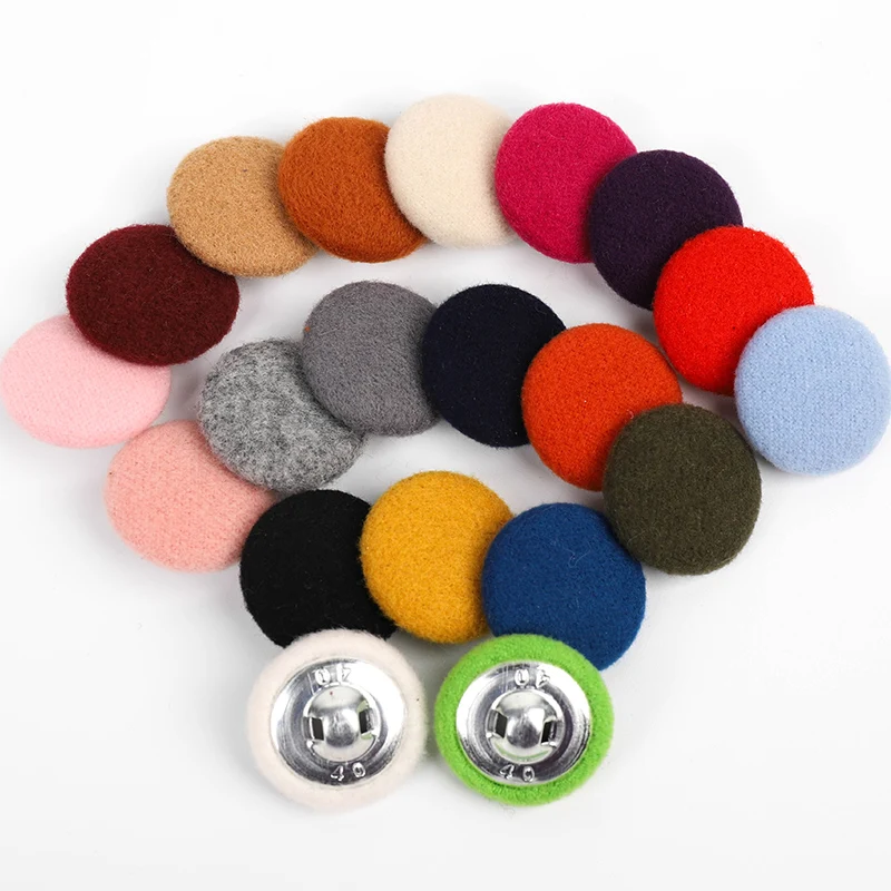 10pcs/lot Sewing Metal Manualidades Buttons Diy Accessories Aluminum Button for Clothing Decorative Colorful Cloth Buttons