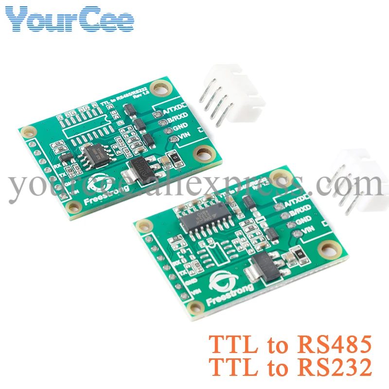 TTL-485 TTL-232 TTL to RS232 RS485 Conversion Adapter Board Module 3.3V Suitable MCore PCB