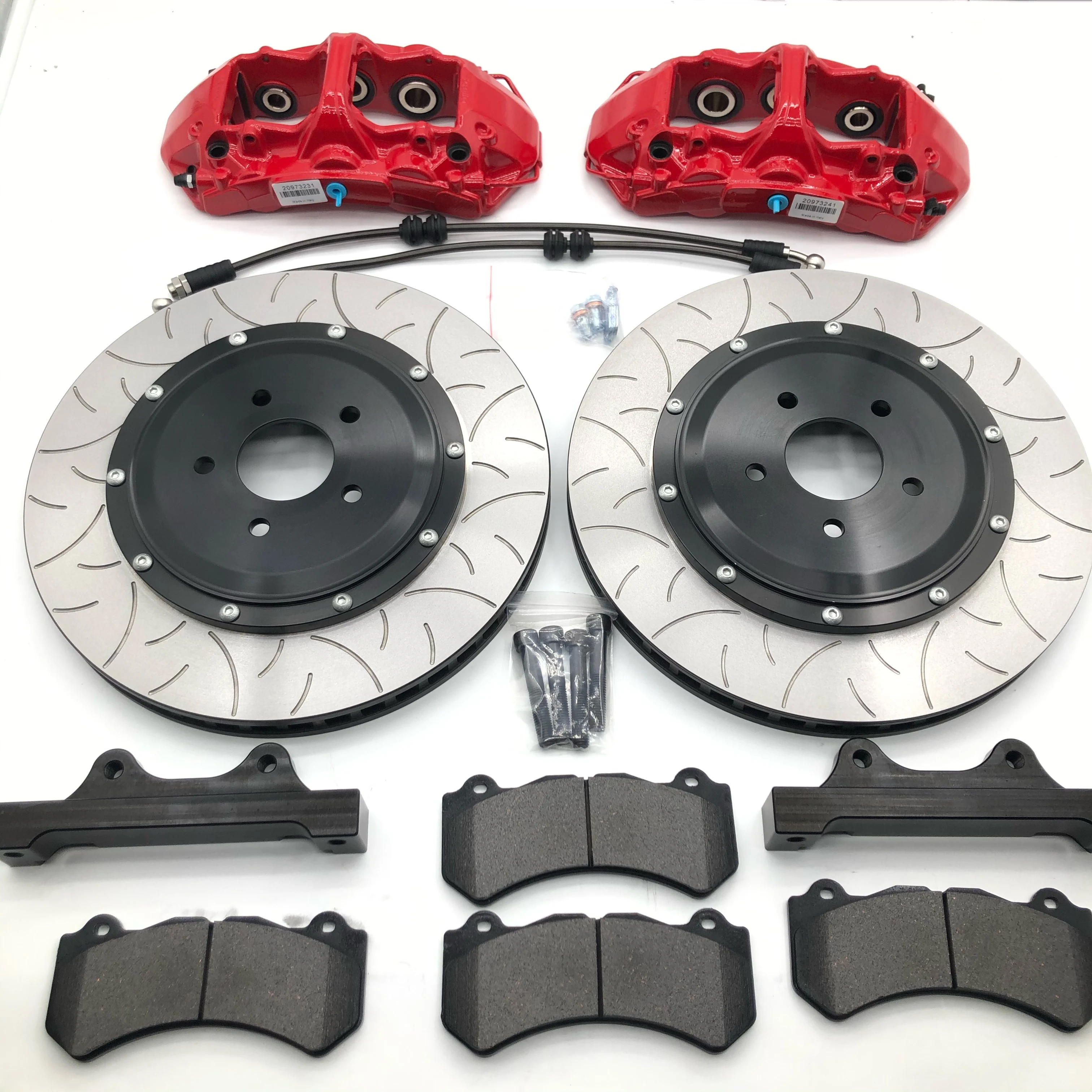 JKGT6 racing car brake system 6 pot caliper 355*32mm & 4 pot caliper 345*28mm kit for Mitsubishi Lancer evo9