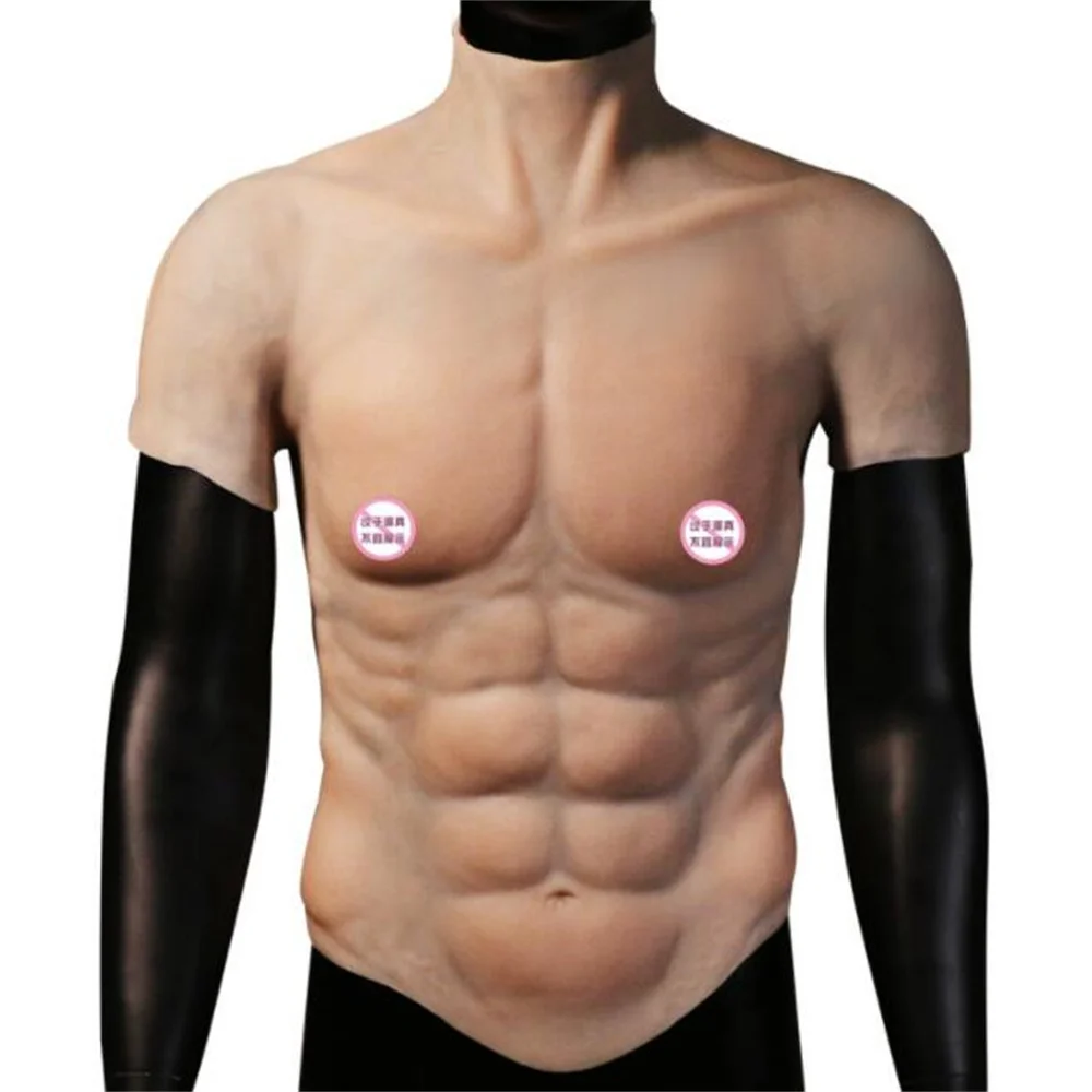 Tpe Half Body Male Sewing Mannequin, DIY Vest Cloth, Cosmetology Muscle Coat, Solid Silicone Simulation, D492, Fashion