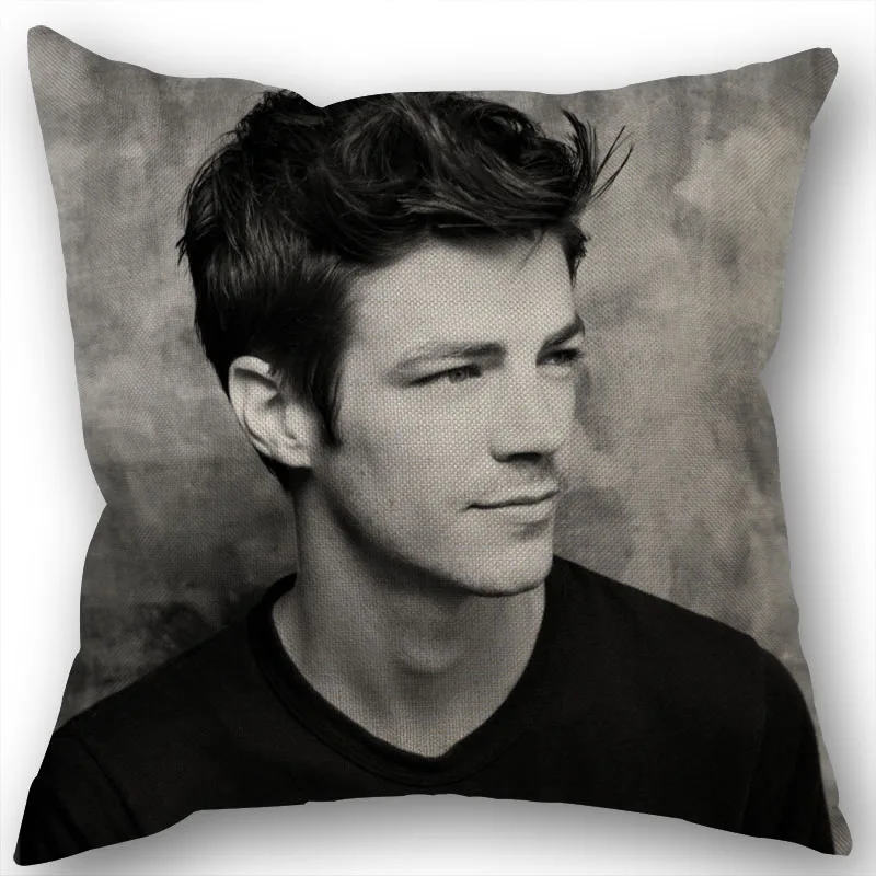 Custom Grant Gustin Pillowcase Wedding Decorative Cotton Linen Pillow Case For Home Pillow Cover 45X45(One Sides)