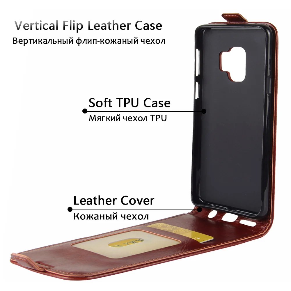 2022 Vertical Flip Case For Samsung Galaxy S20 Ultra S10 Lite S9 S8 Plus A40 A50 A70 A51 A71 5G Cover Magnetic Leather Phone Ca