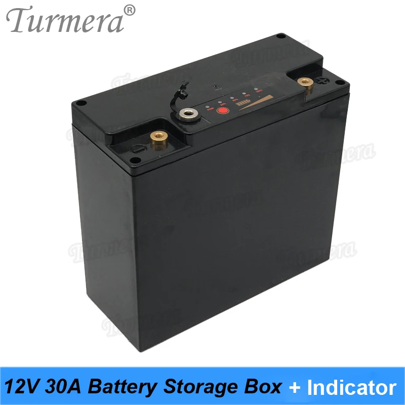 12V 30Ah pojemnik na baterie przypadku ze wskaźnikiem Port DC budować 48Pieces18650 bateria do system ups 12V Turmera