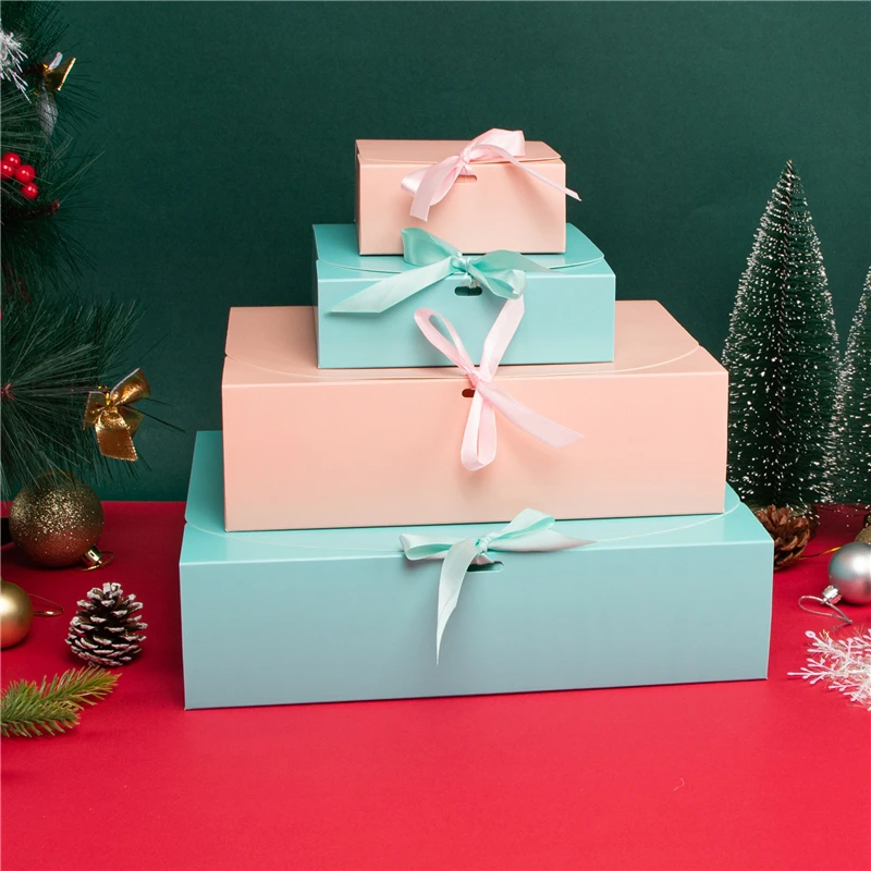 StoBag 5 Stück weiß/rosa Geschenkbox für Hochzeit, Geburtstag, Party, Gastgeschenke, Kleidung, Aufbewahrung, handgefertigte Kekse, Verpackung, Unterstützung, individuelle Anpassung – Detail 12
