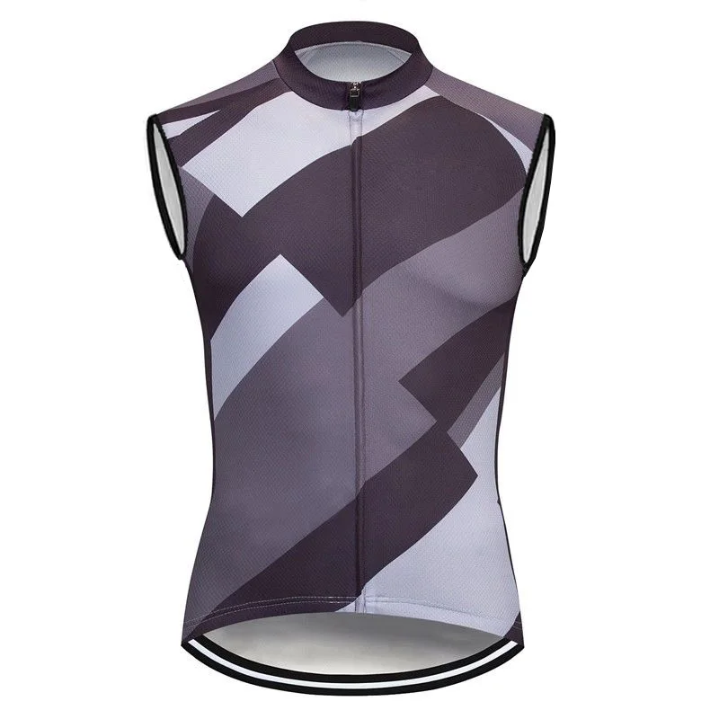 Vest Sleeve Cycling Jersey Men Women Riding Bike Dry Breathable Shirt Mtb Pro Race Road Downhill Motocross Mountain Bicycle Top