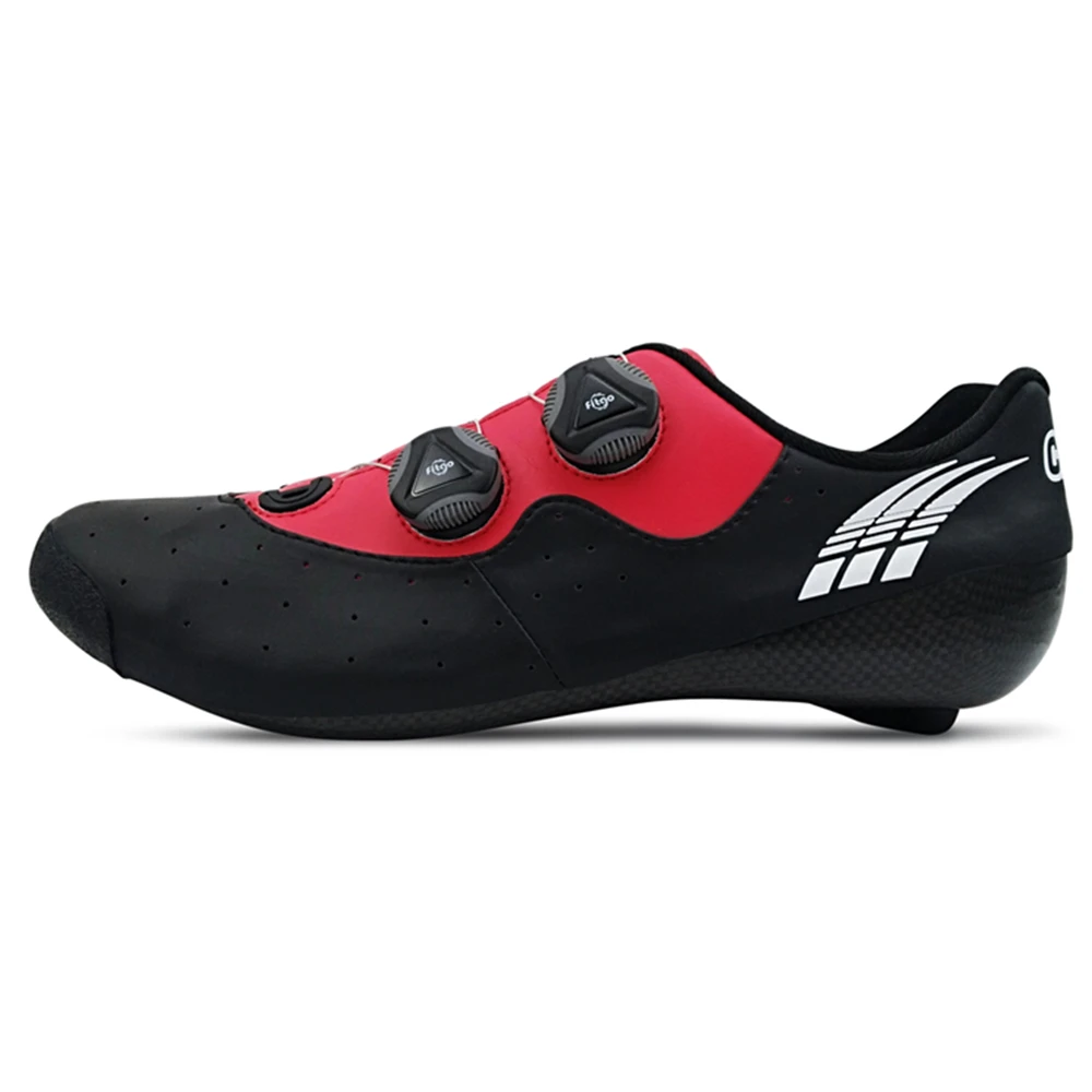 

Hyper Cycling C4 Black red Road shoe Cycling shoe Carbon road shoe Carbon Cycling shoe Professional Road Lake BONT Verducci