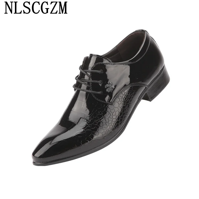 Official Shoes for Men Office 2024 Suit Shoes for Men Coiffeur Sepatu Italiano Wedding Dress Oxford Shoes for Men Patent Leather