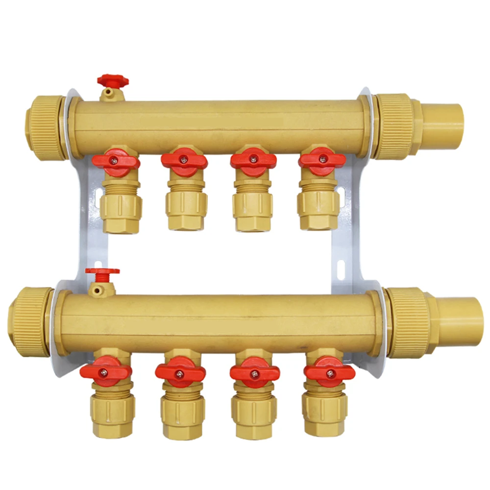 

Полипропиленовый интегрированный медный шарик с большим распределителем потока, подогрев пола полипропиленовый распределитель не ржавеет