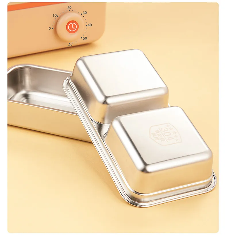220V กล่องอาหารกลางวันความร้อน Home Mini แบบพกพาไข่อาหาร Steamer Multicooker 2ชั้นทำอาหารเครื่อง