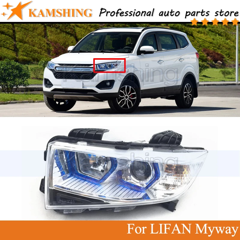 

Kamshing Front bumper head light lamp For LIFAN Myway head lamp light headlamp Front headlight