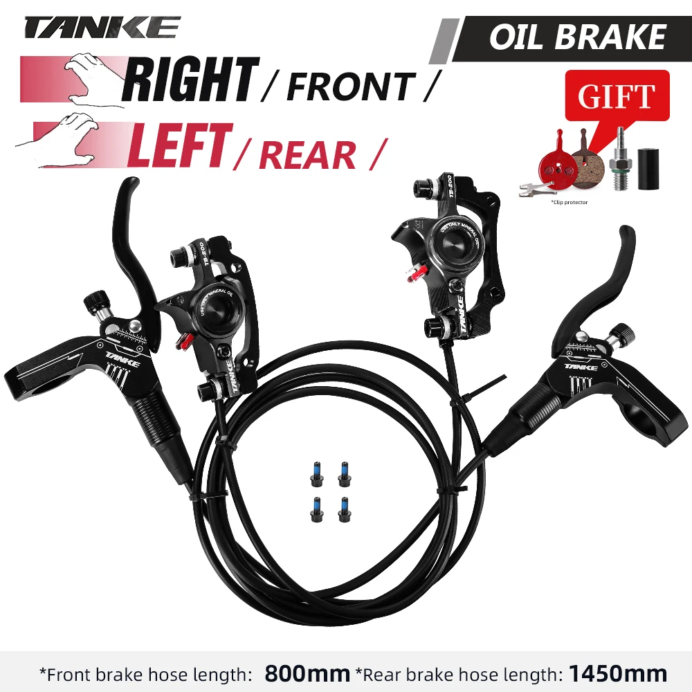 MTB Fiets Hydraulische Schijfrem Oliedruk Remklauw Klem Rem 160mm Voor Achter handvat EEN B-stijl CNC fiets Accessoires upgrad