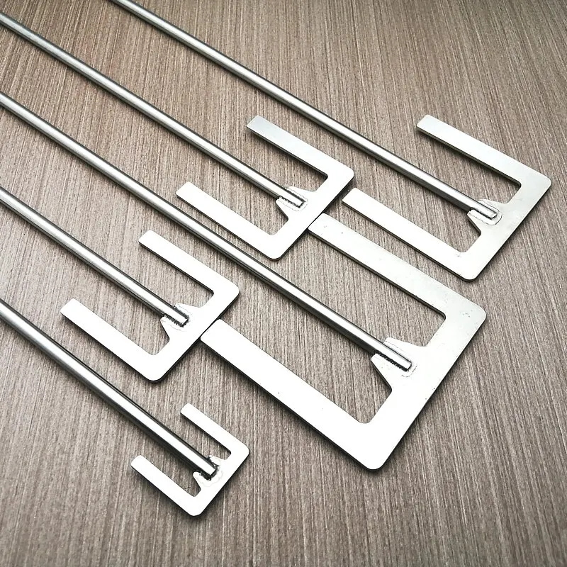 

1pcs lab Stainless Steel E-type Blade Paddle with rod Leaf-width 40mm to 120mm stirrer Disperse stirring paddle