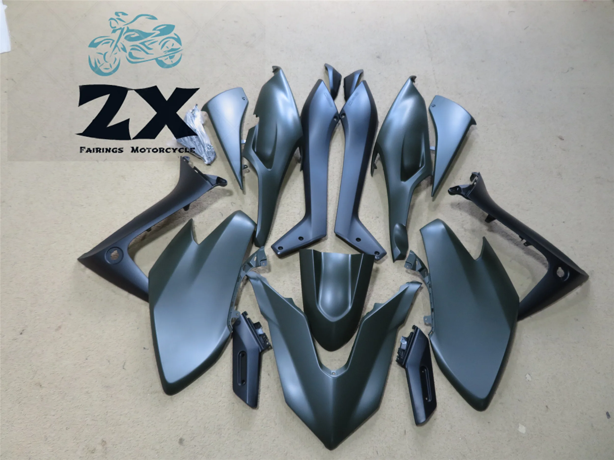 free gift Motorcycle fairings  for  T-MAX  Tmax 560 matte green  tmax 560 2019 2020 Injection  Good qulatiy18 pcs